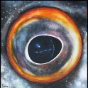 Augenblick eines Old Wife Acryl auf Leinwand;
30 x 30 cm